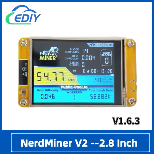 NerdMiner V2 Bitcoin Miner