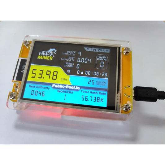 NerdMiner V2 Bitcoin Miner